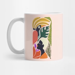 Tropical Abstract Toucan Print 2 Mug